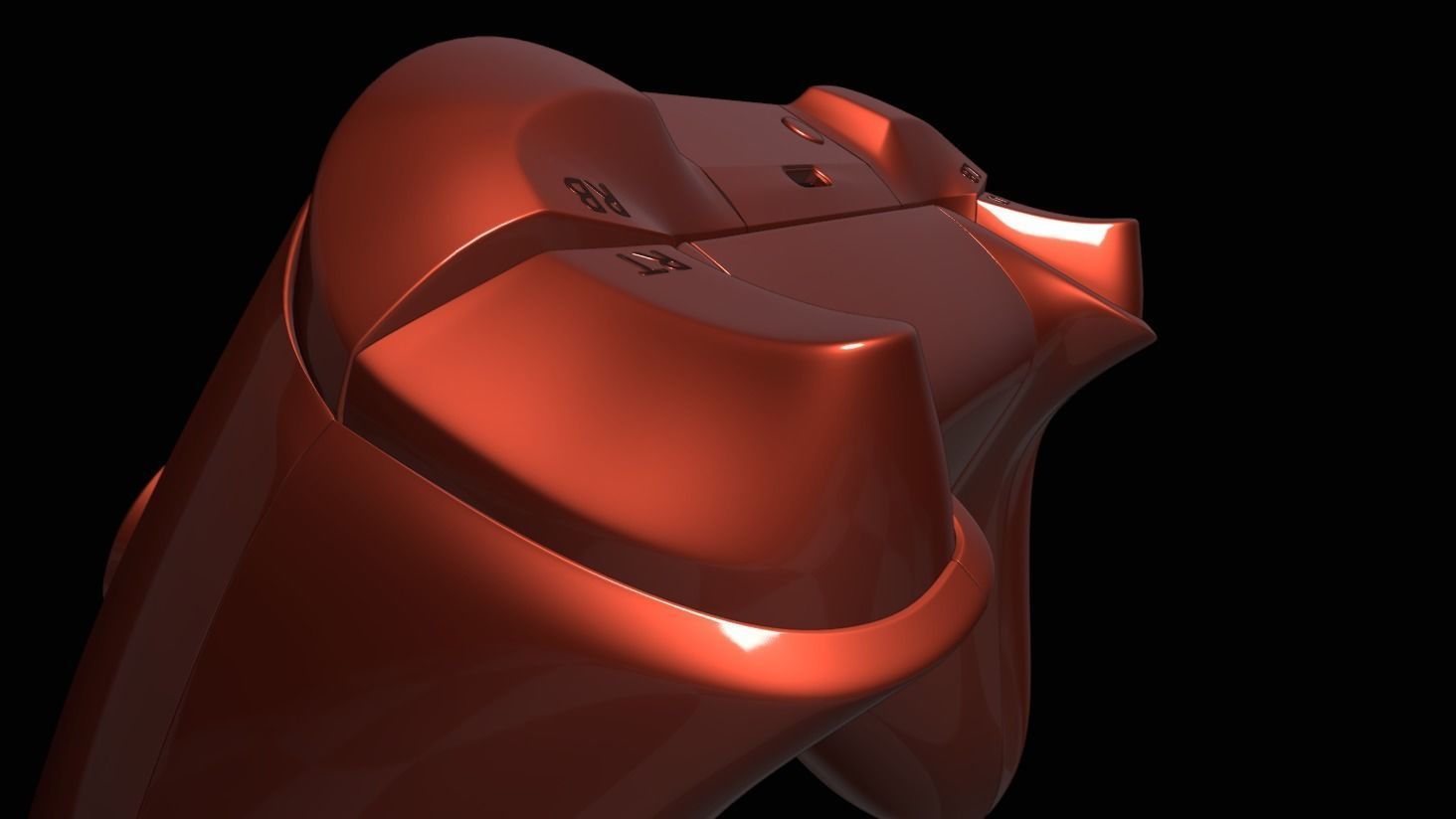 XBOX Series S-X Gamepad Low-poly 3D model_14