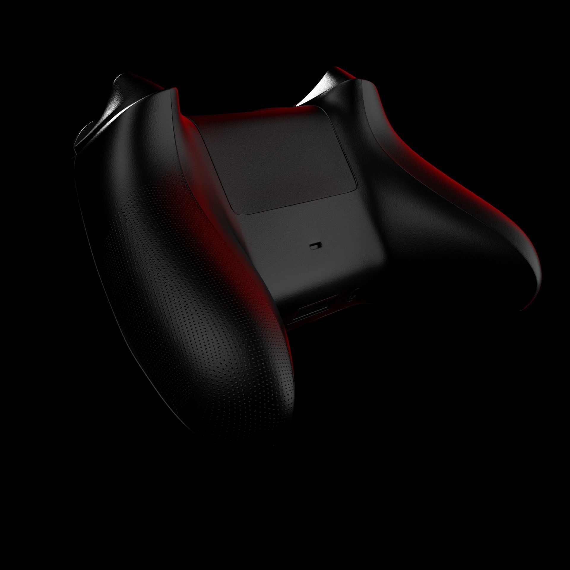XBOX Series S-X Gamepad Low-poly 3D model_4