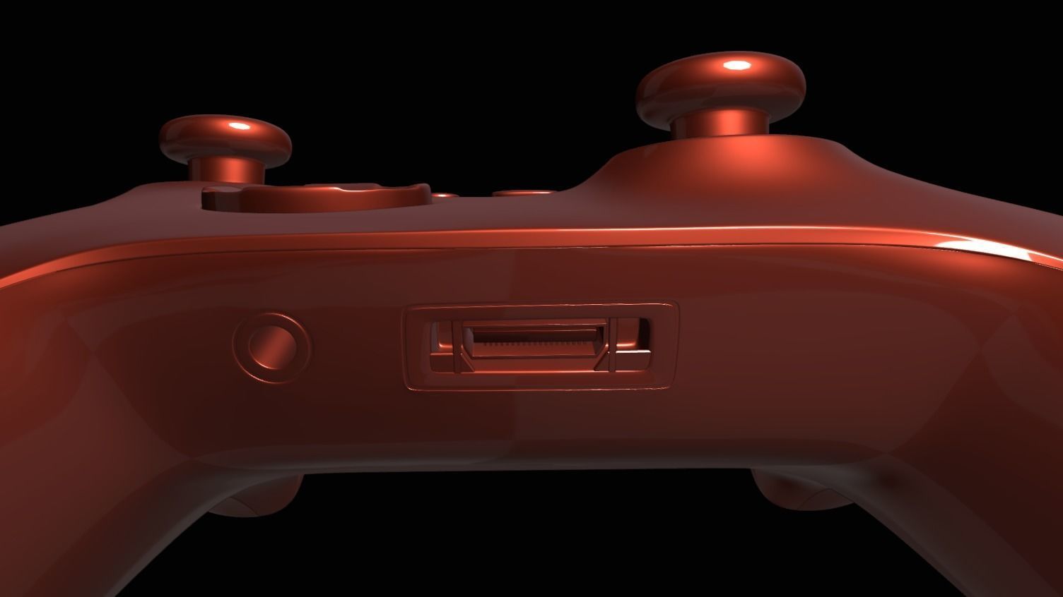 XBOX Series S-X Gamepad Low-poly 3D model_15