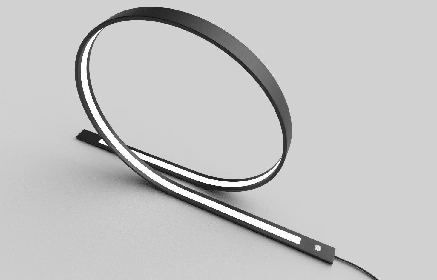 Table Lamp M04 Low-poly 3D model_5