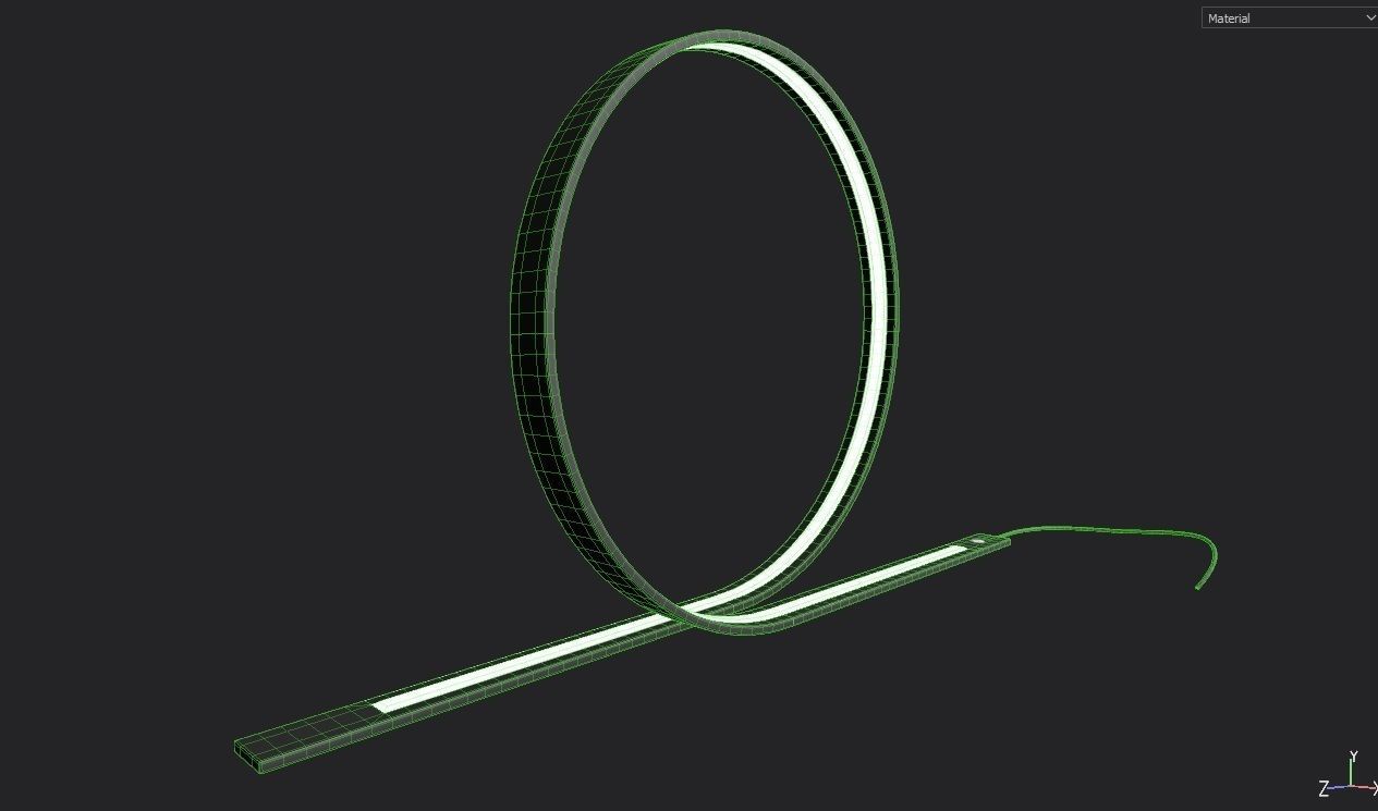 Table Lamp M04 Low-poly 3D model_1