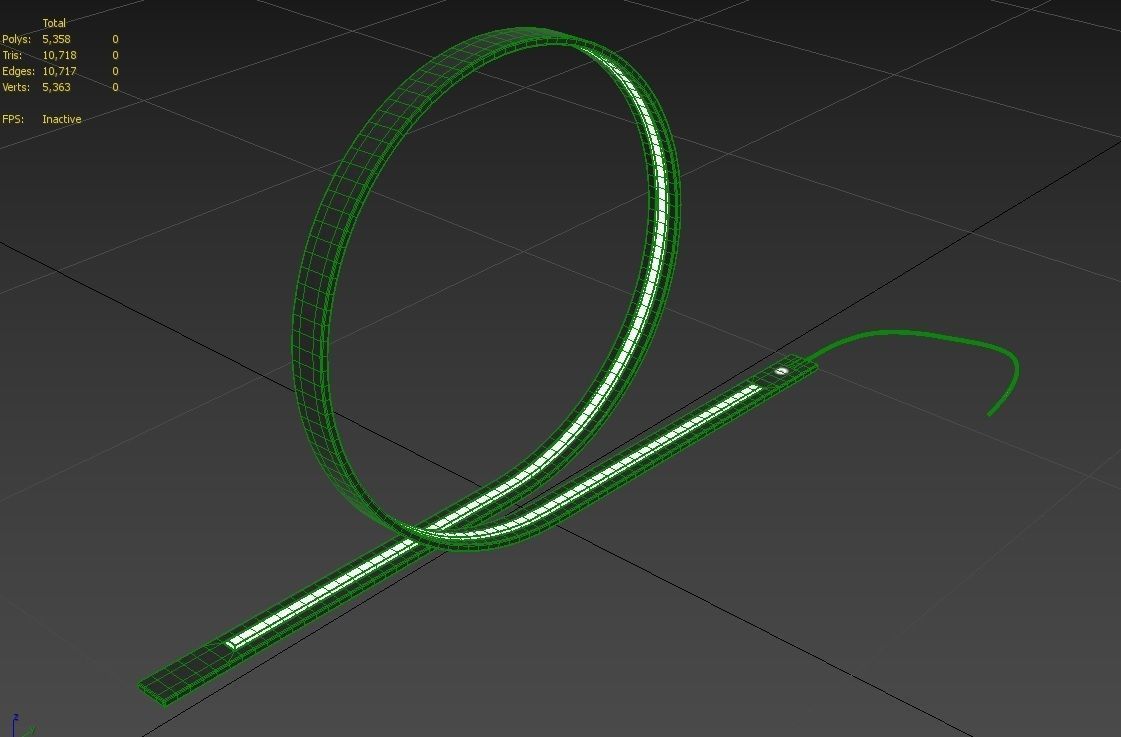 Table Lamp M04 Low-poly 3D model_8