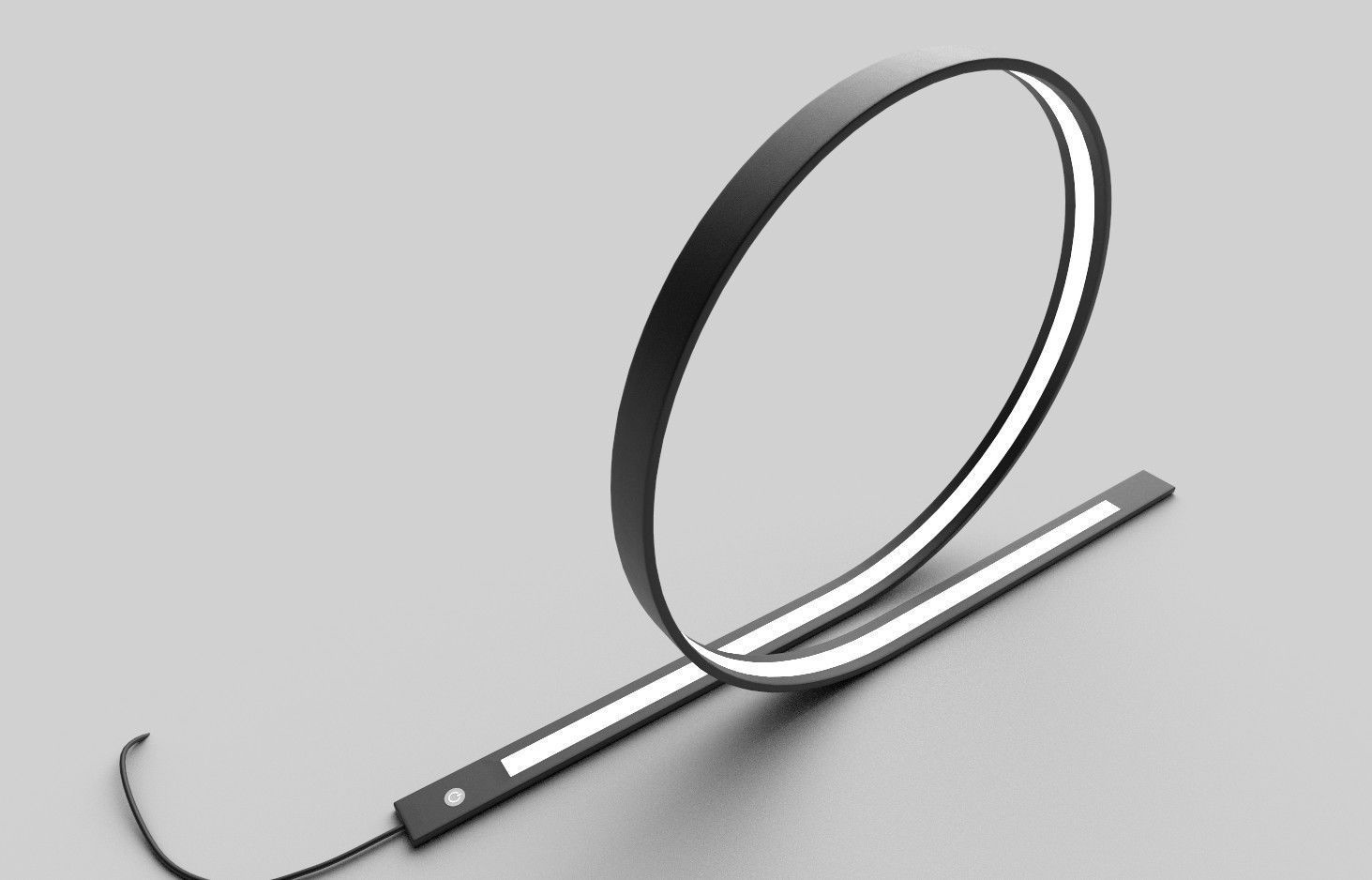 Table Lamp M04 Low-poly 3D model_7