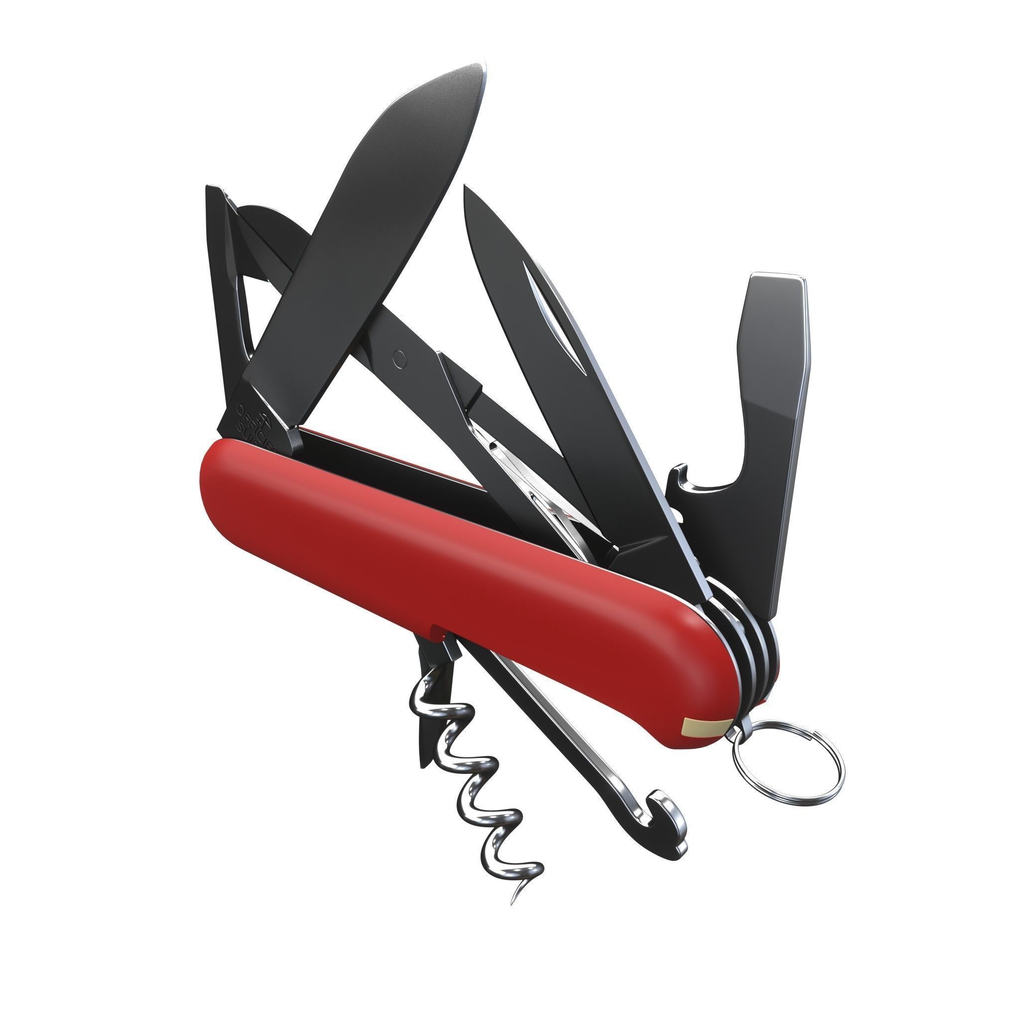 Victorinox Climber 1 3703  Open 3D model 3D model_4