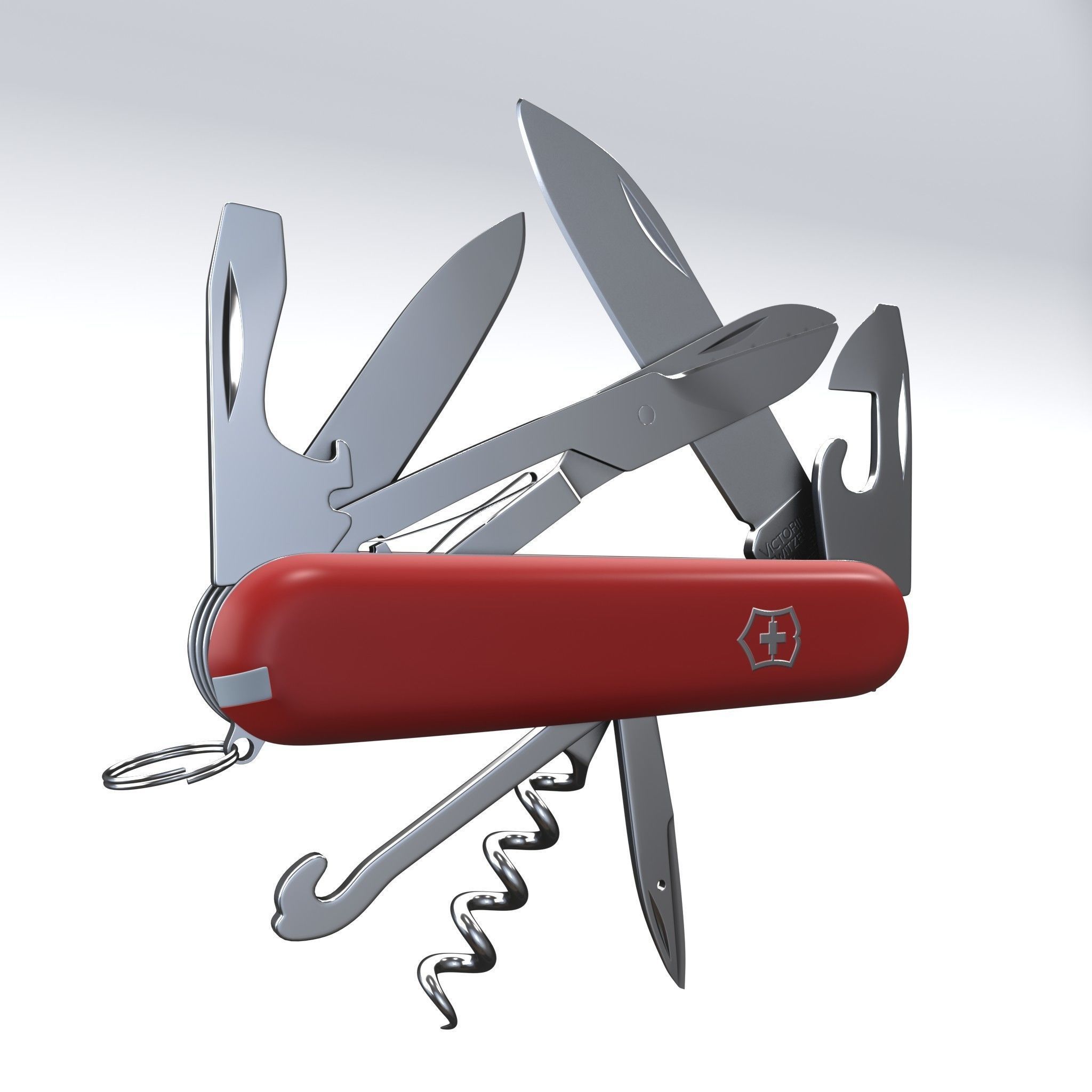 Victorinox Climber 1 3703  Open 3D model 3D model_1