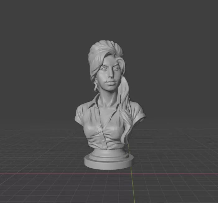 Amy Winehouse 3D print model_0
