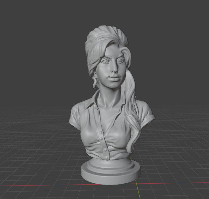 Amy Winehouse 3D print model_11
