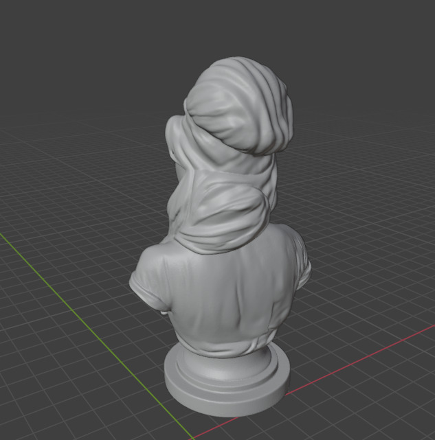 Amy Winehouse 3D print model_1
