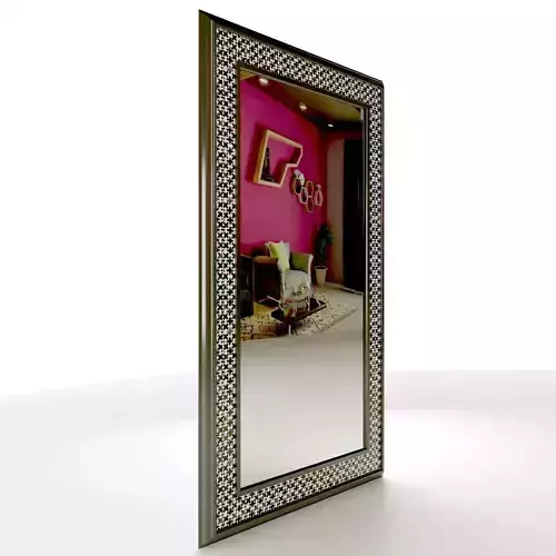 Modern Mirror - Black Metal Frame 