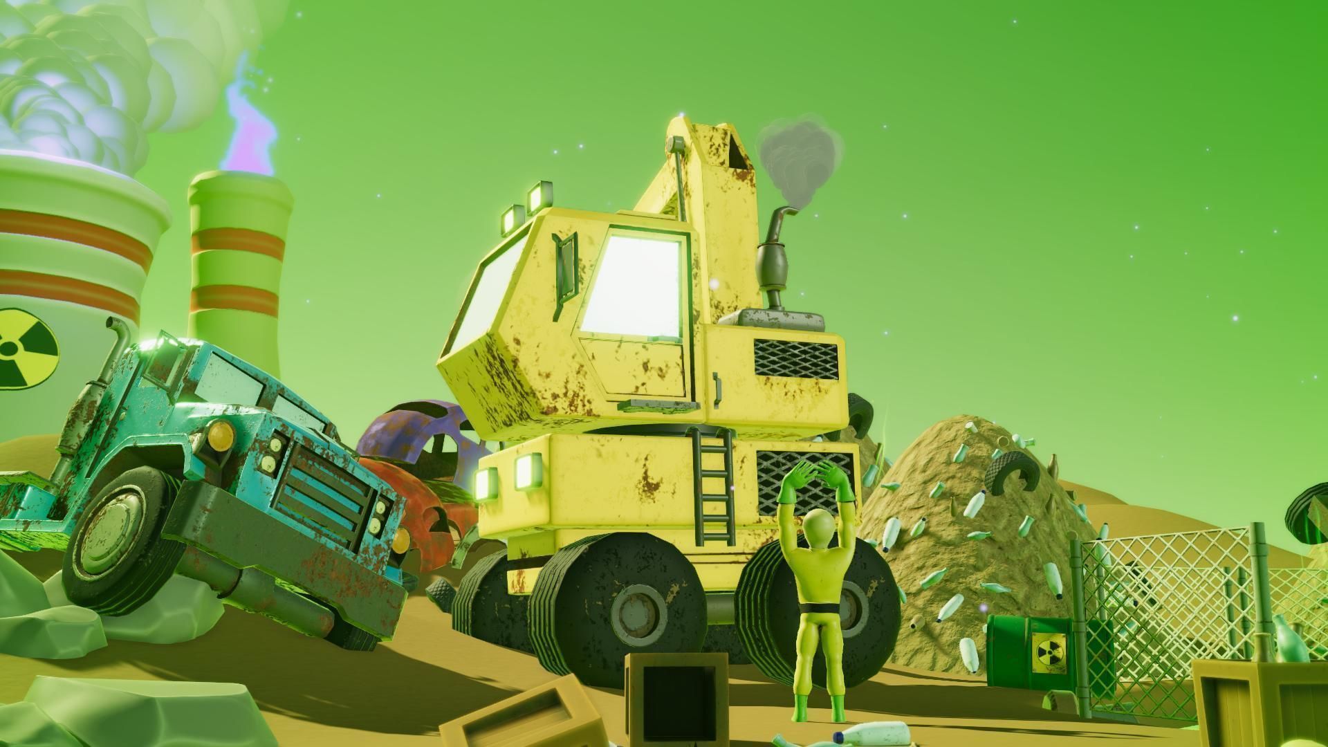 Toxic Waste Land Game asset pack Unity URP Low-poly 3D model_25