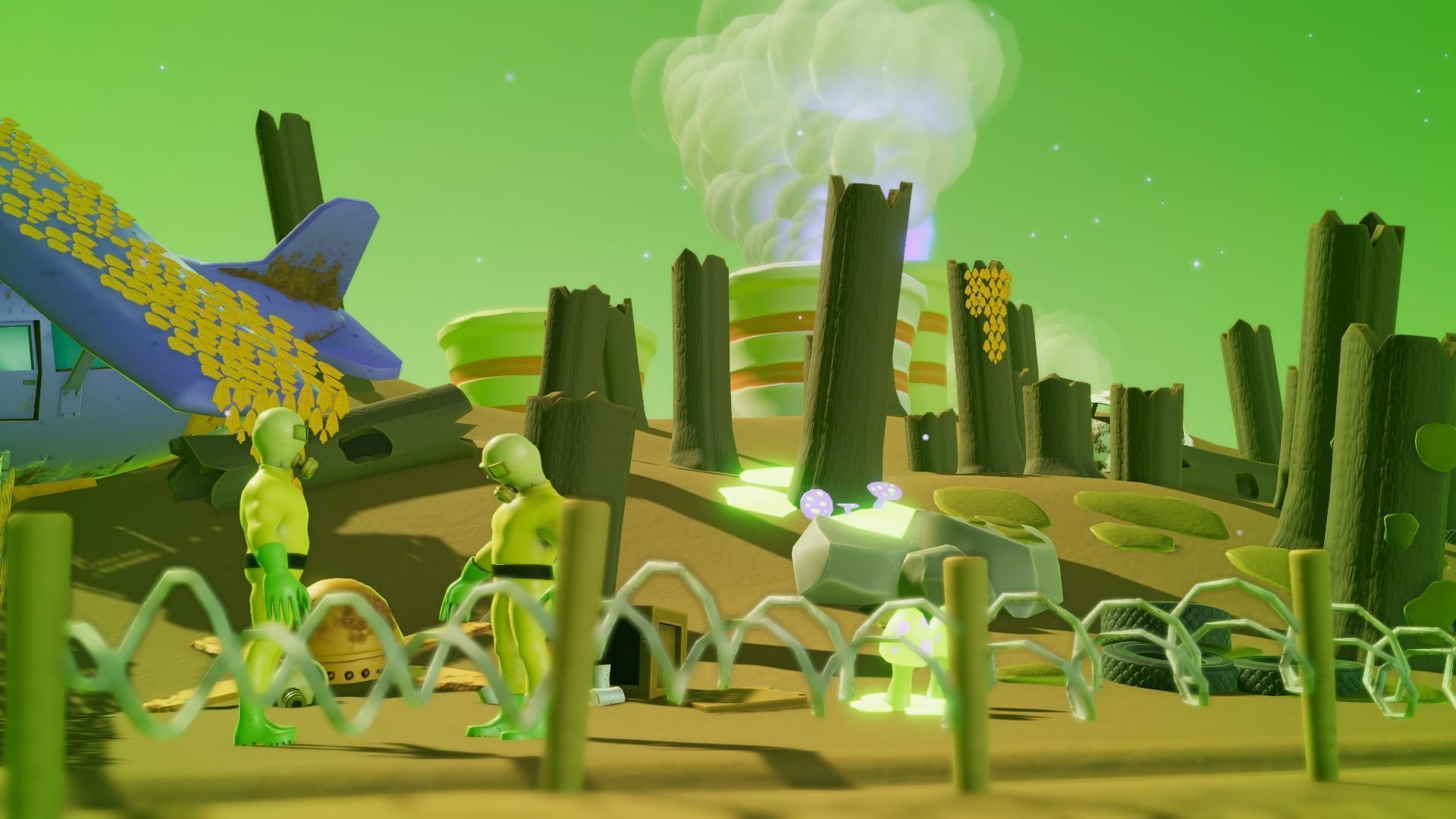 Toxic Waste Land Game asset pack Unity URP Low-poly 3D model_7