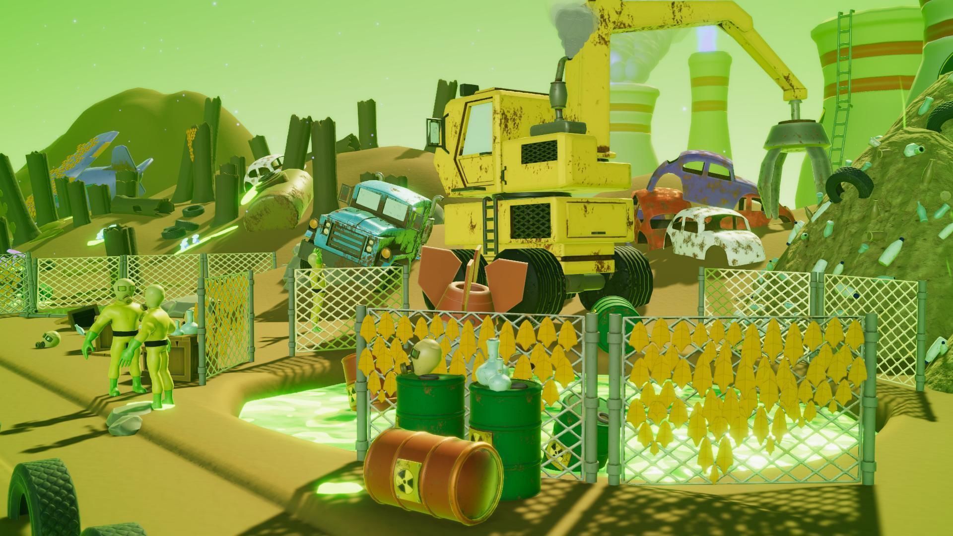 Toxic Waste Land Game asset pack Unity URP Low-poly 3D model_12