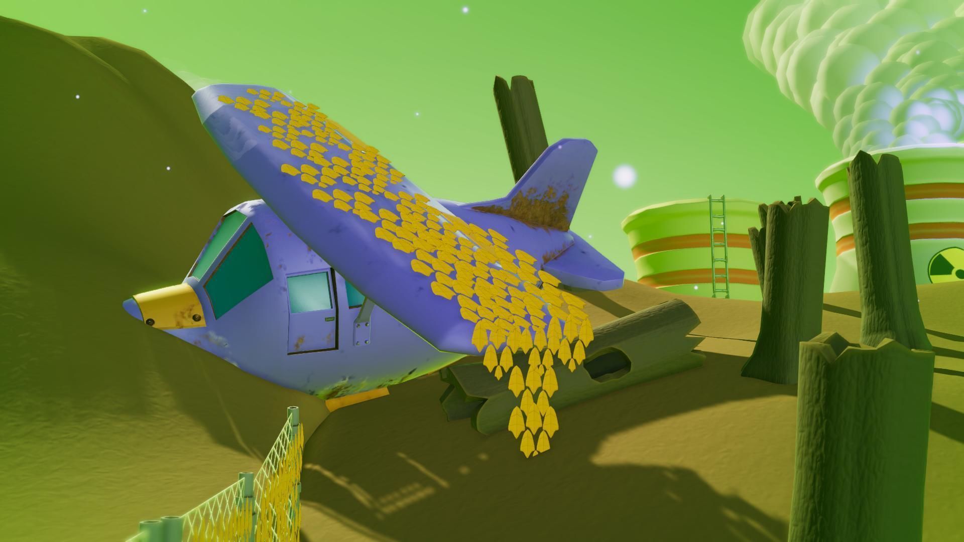 Toxic Waste Land Game asset pack Unity URP Low-poly 3D model_17