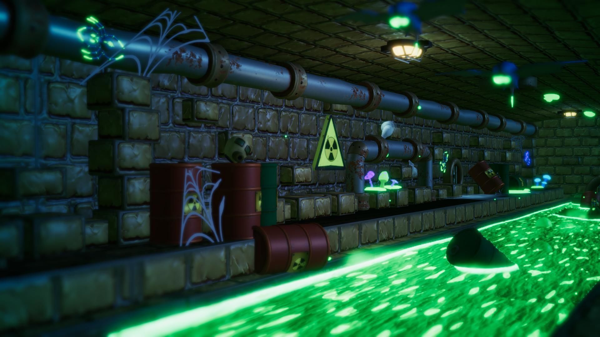 Toxic Waste Land Game asset pack Unity URP Low-poly 3D model_38