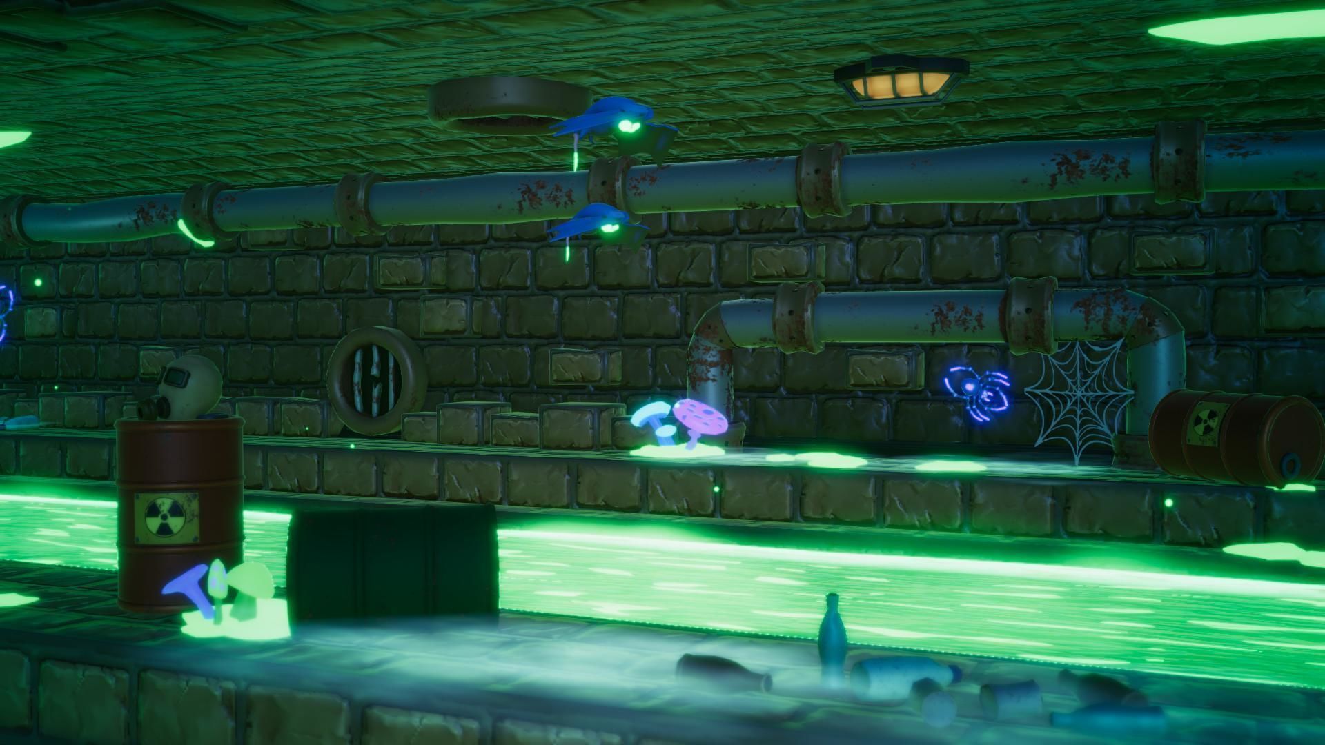 Toxic Waste Land Game asset pack Unity URP Low-poly 3D model_28