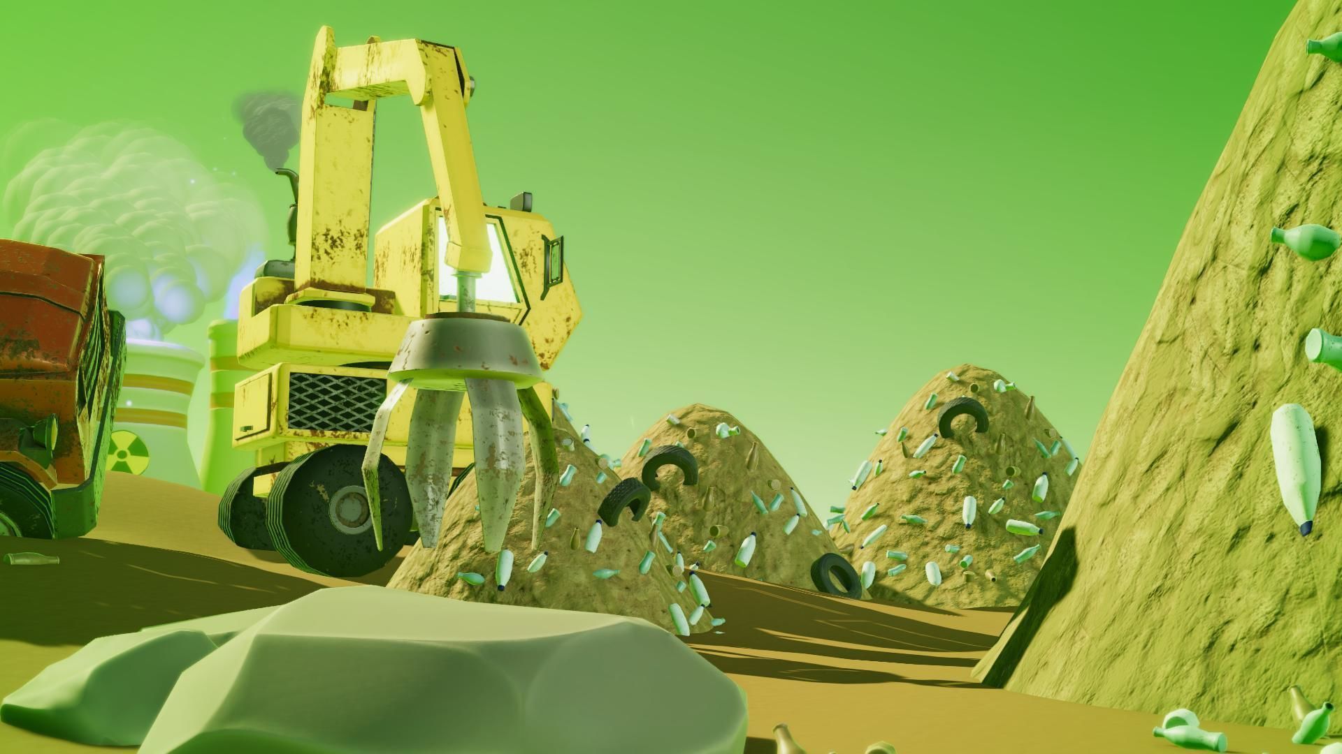 Toxic Waste Land Game asset pack Unity URP Low-poly 3D model_21