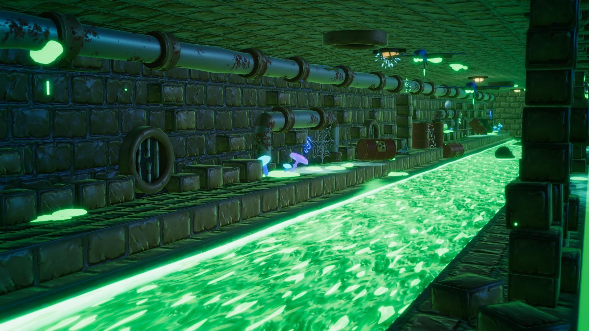 Toxic Waste Land Game asset pack Unity URP Low-poly 3D model_40