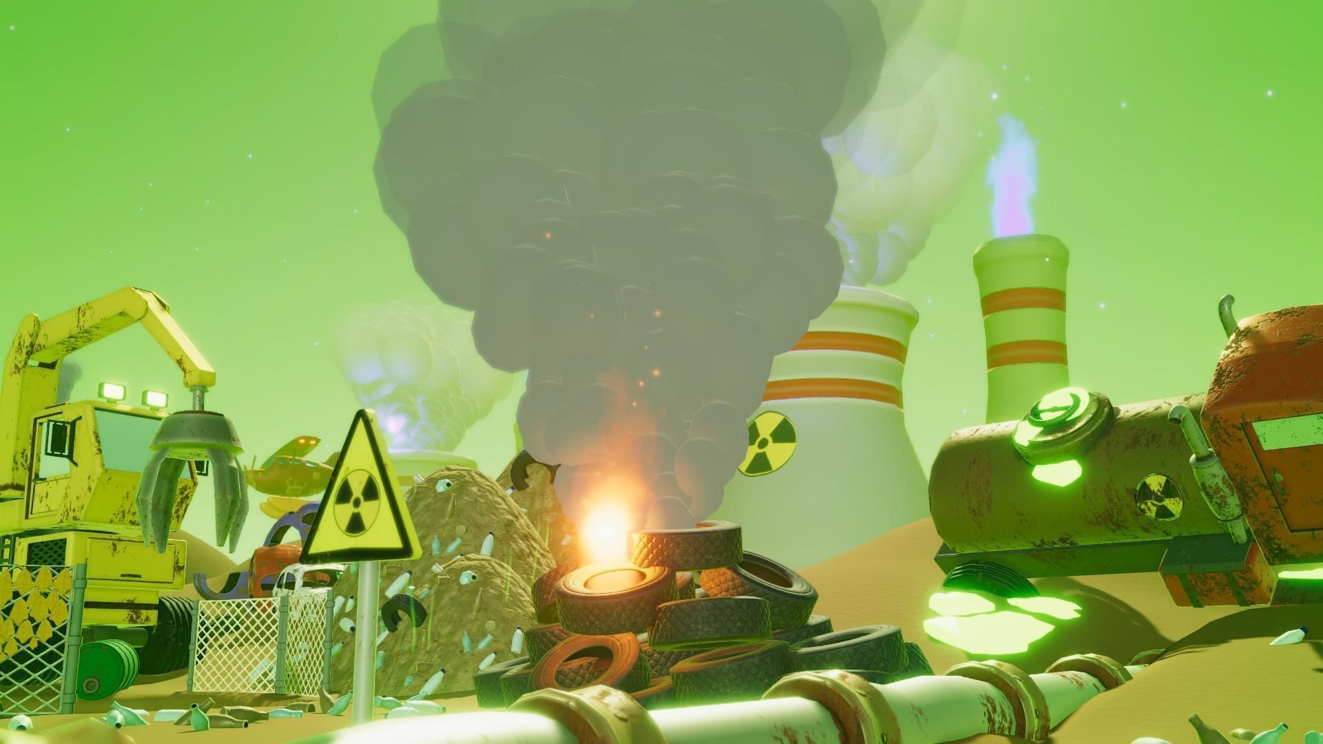 Toxic Waste Land Game asset pack Unity URP Low-poly 3D model_22