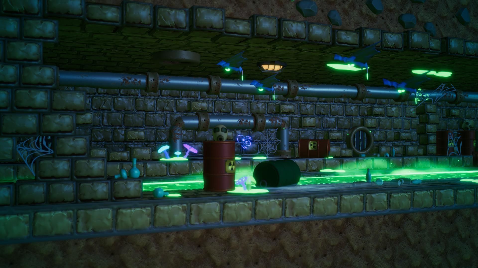 Toxic Waste Land Game asset pack Unity URP Low-poly 3D model_42