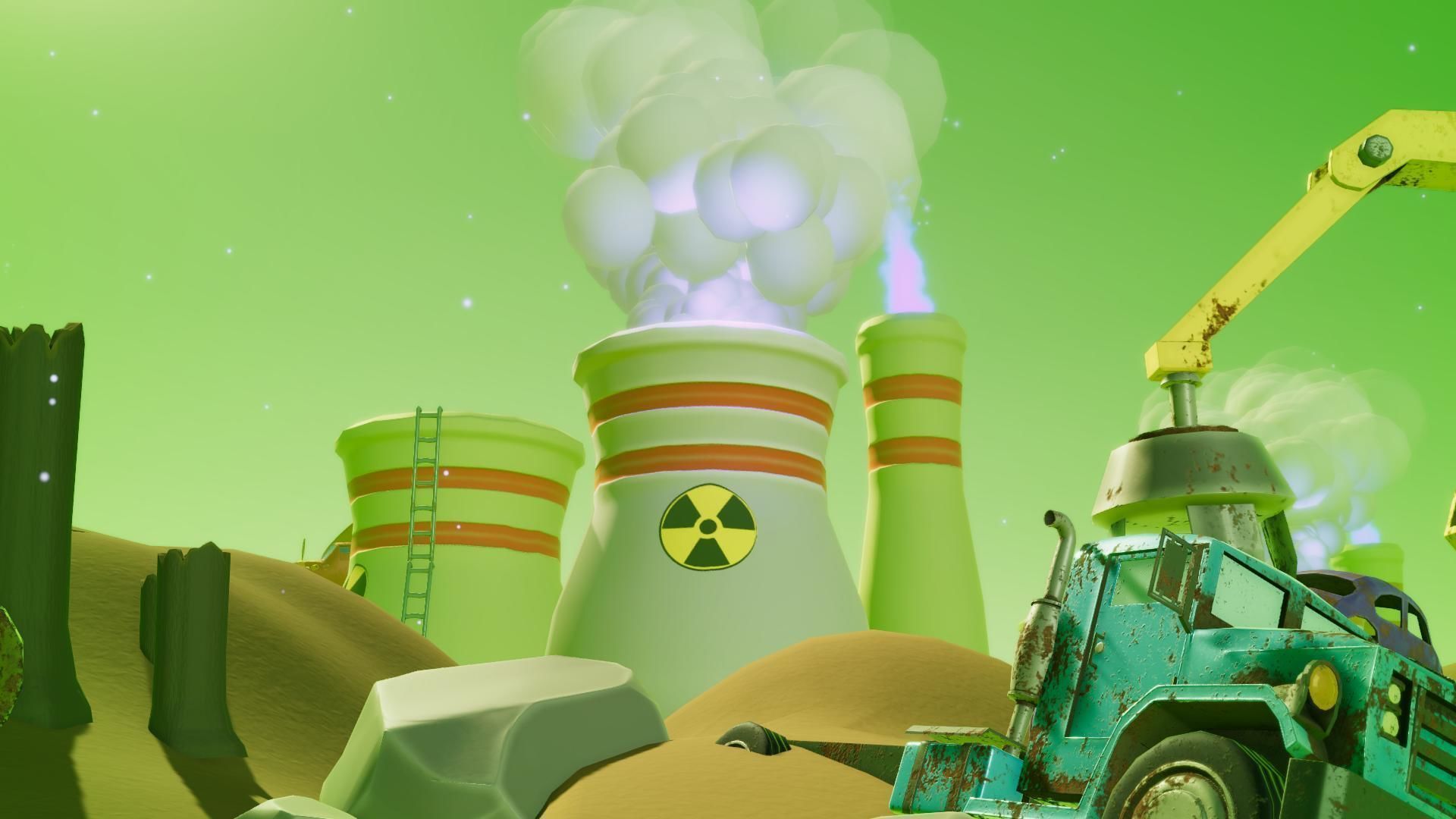 Toxic Waste Land Game asset pack Unity URP Low-poly 3D model_23