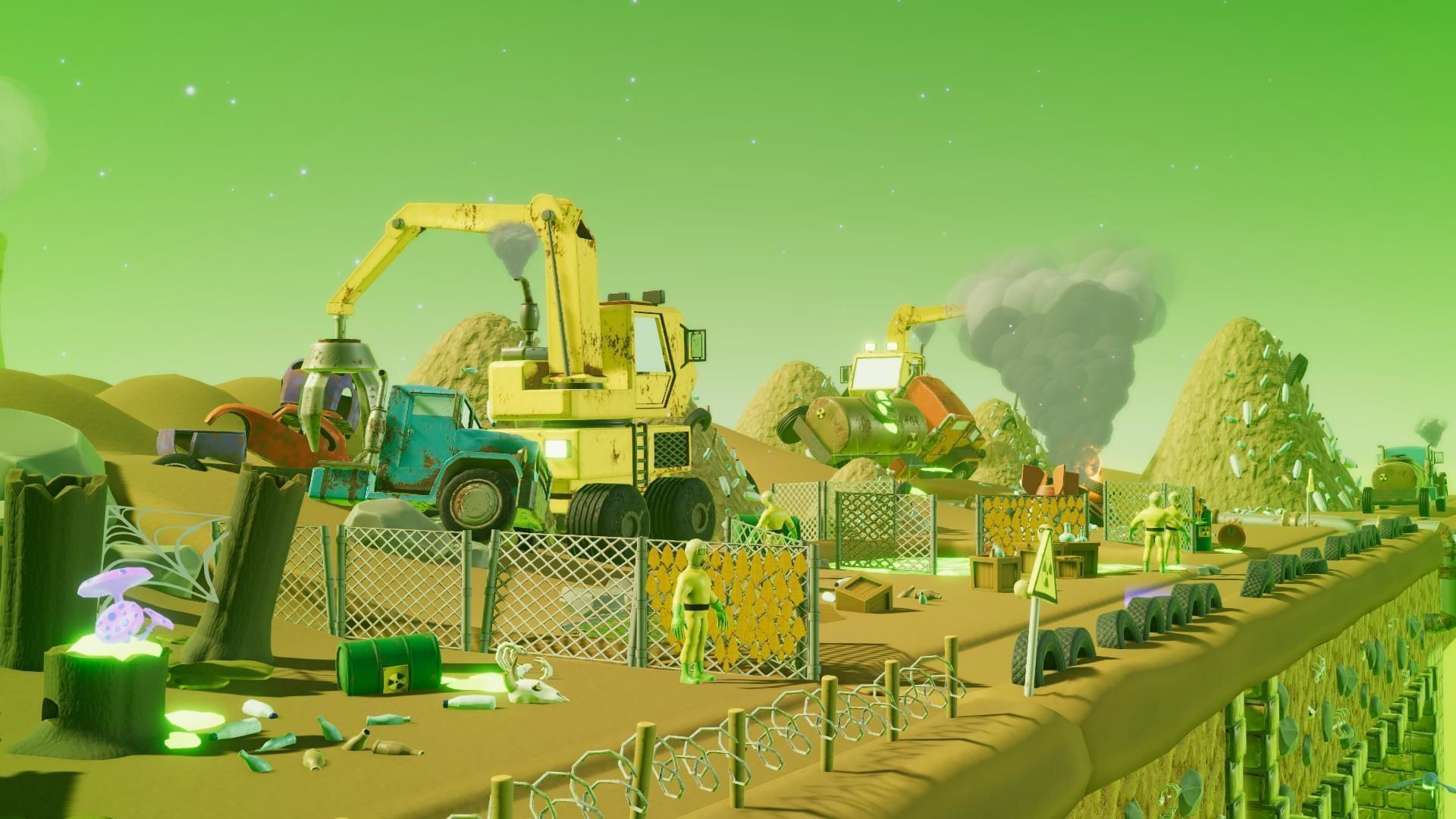 Toxic Waste Land Game asset pack Unity URP Low-poly 3D model_20