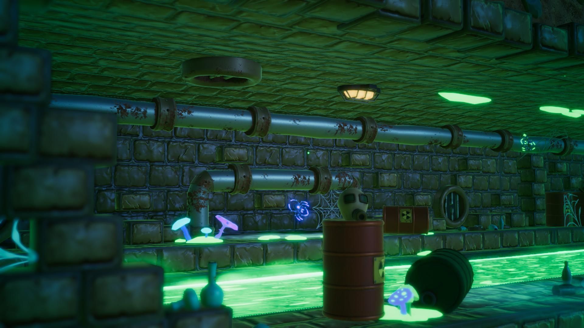 Toxic Waste Land Game asset pack Unity URP Low-poly 3D model_35