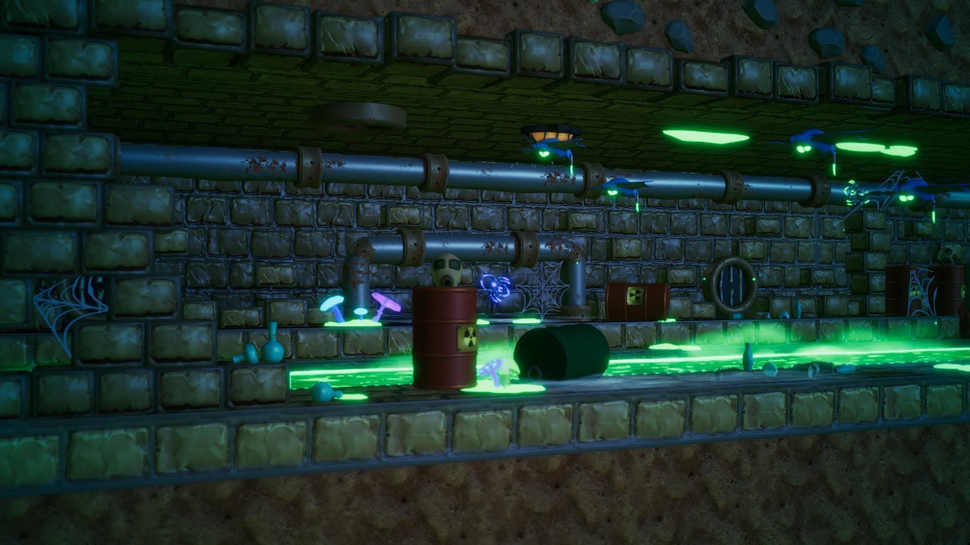 Toxic Waste Land Game asset pack Unity URP Low-poly 3D model_41