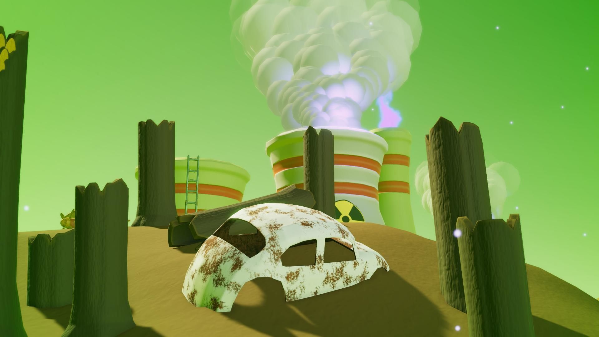 Toxic Waste Land Game asset pack Unity URP Low-poly 3D model_15