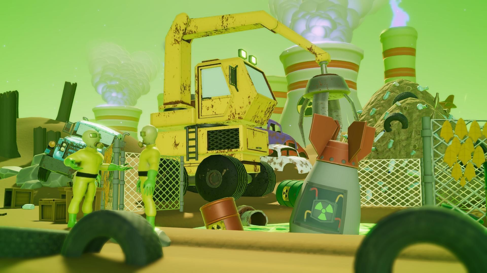 Toxic Waste Land Game asset pack Unity URP Low-poly 3D model_4