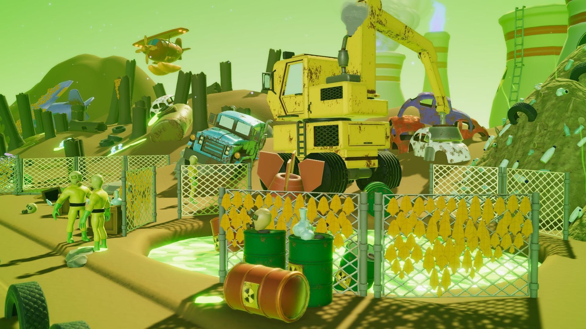 Toxic Waste Land Game asset pack Unity URP Low-poly 3D model_11