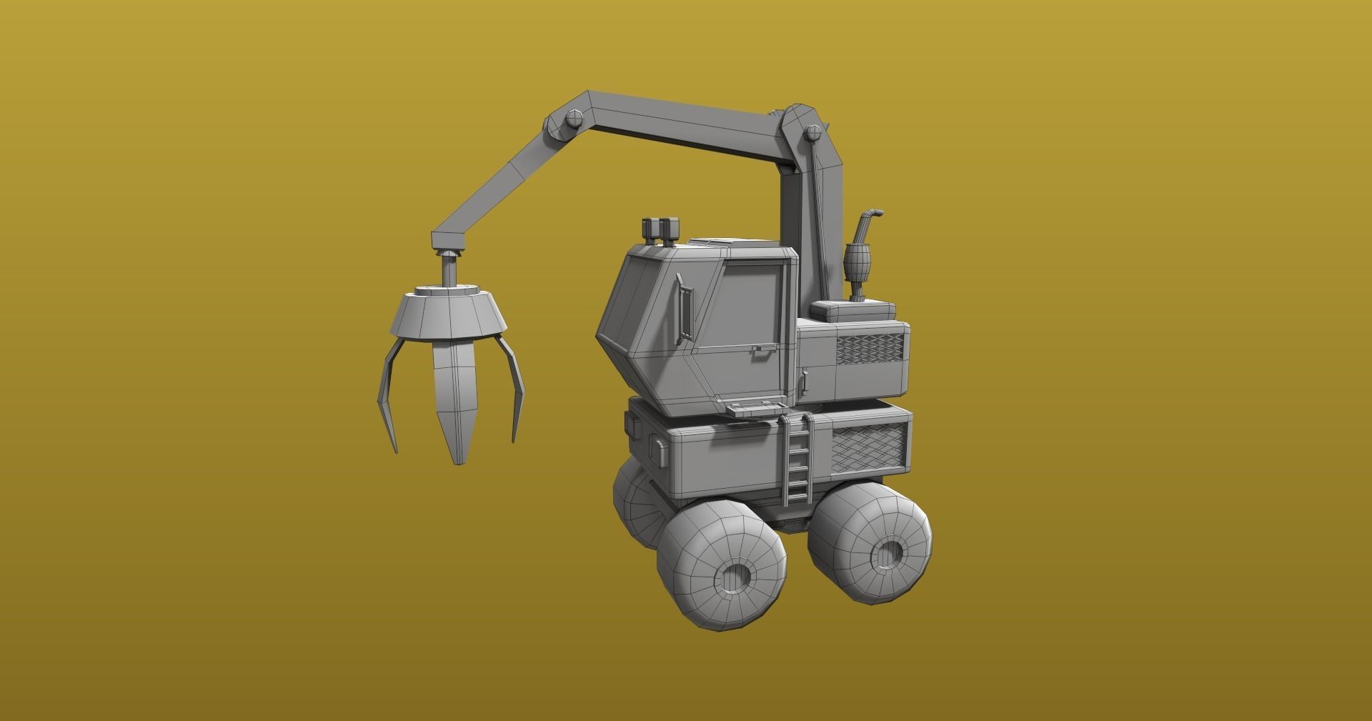 Toxic Waste Land Game asset pack Unity URP Low-poly 3D model_45