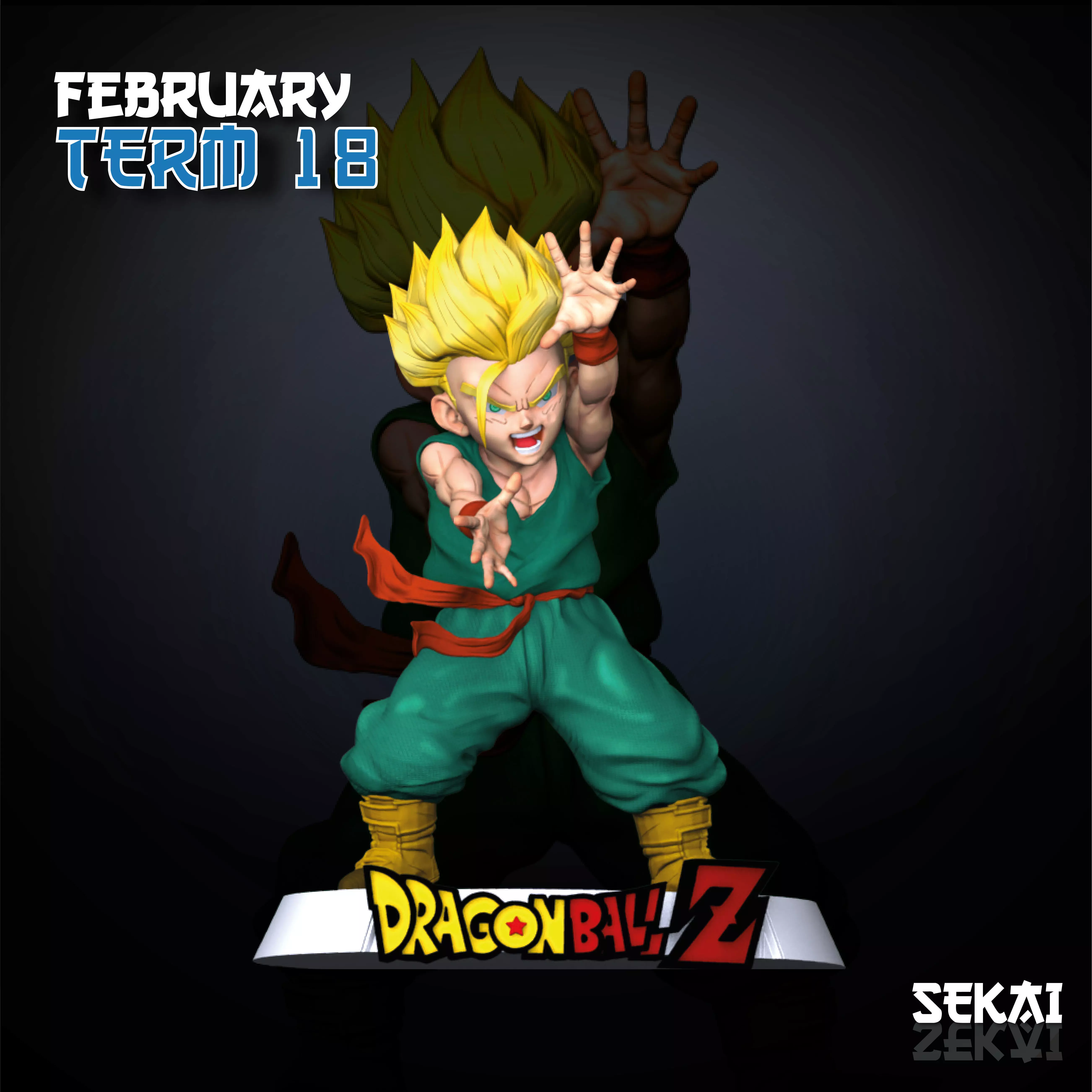 Trunks Sculpture Sekai 3D Models Ready for 3D printing 3D print model_0