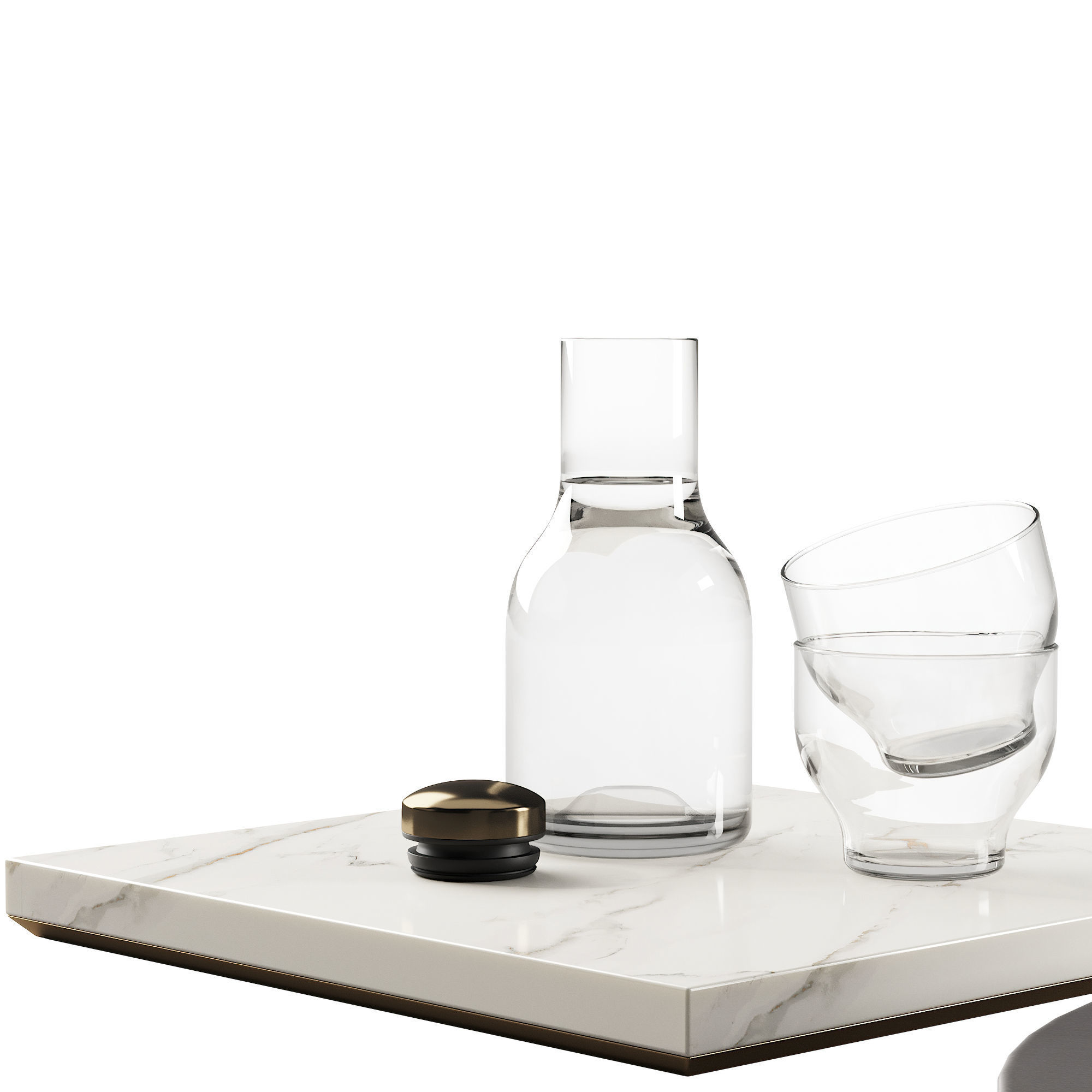 137 dishes decor set 10 MENU Bottle Carafe by Norm P02 3D model_5