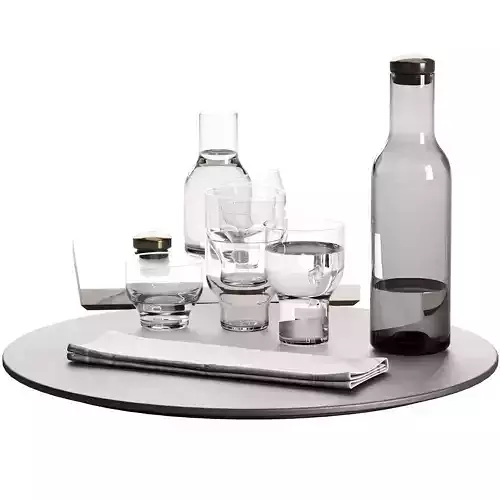 137 dishes decor set 10 MENU Bottle Carafe by Norm P02
