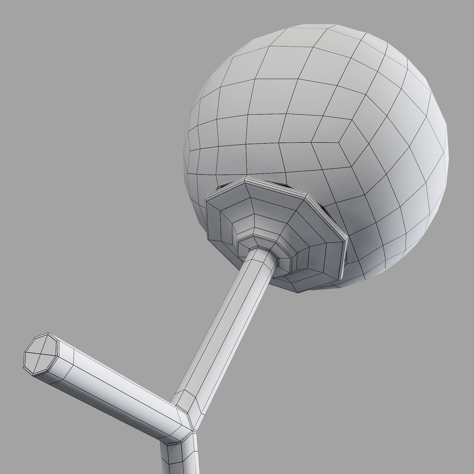 Imperium light glob 3D model_5