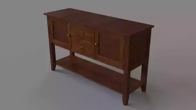 Wooden Vintage Sideboard