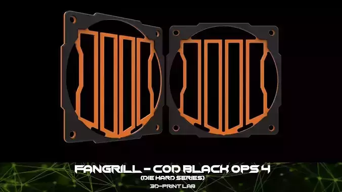 Fan Grill - Diehard series - COD 3D print model
