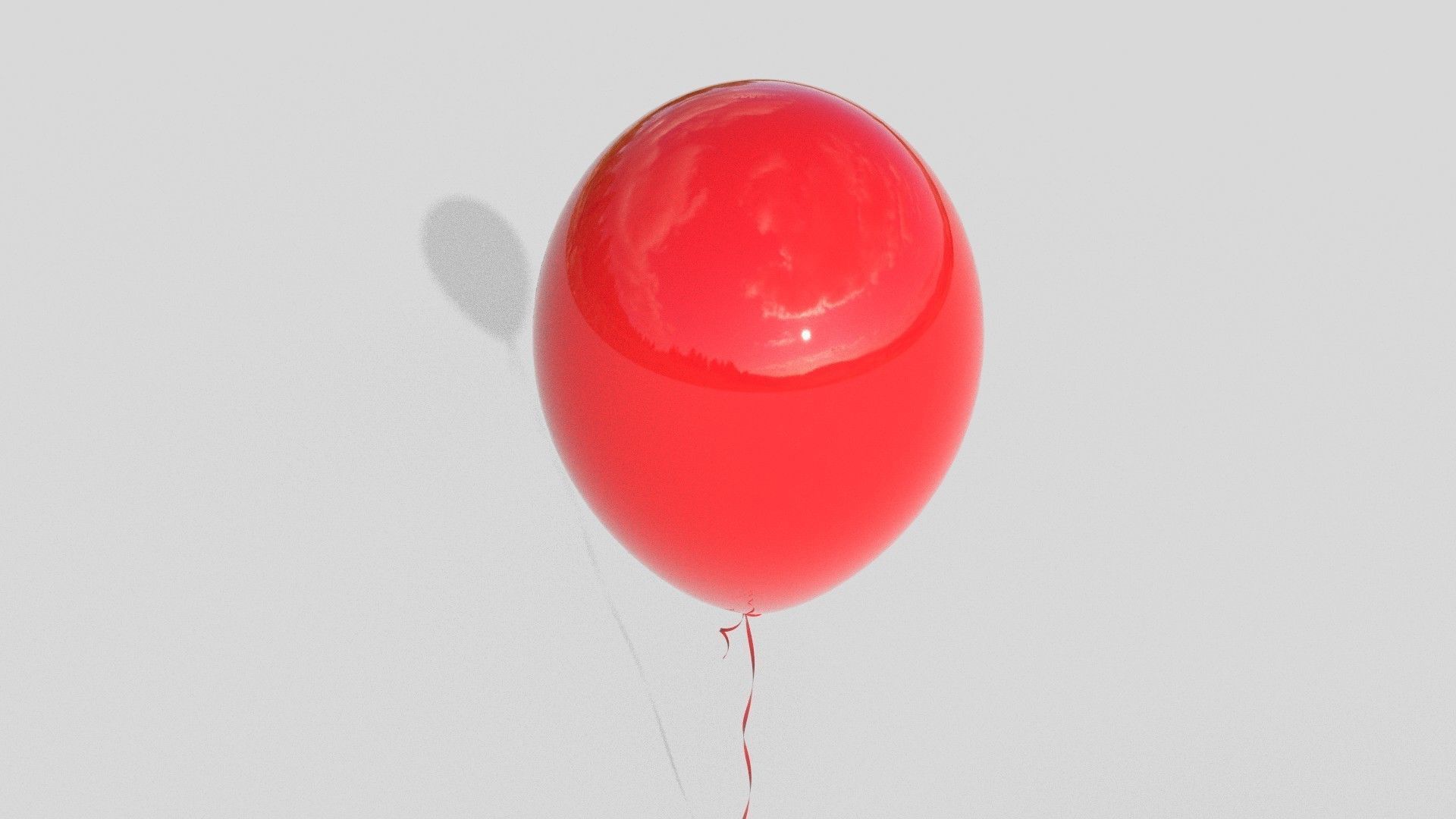 Balloon - Low-poly 3D model_2