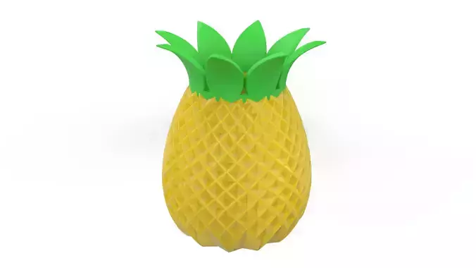 Pineapple shape pencil holder