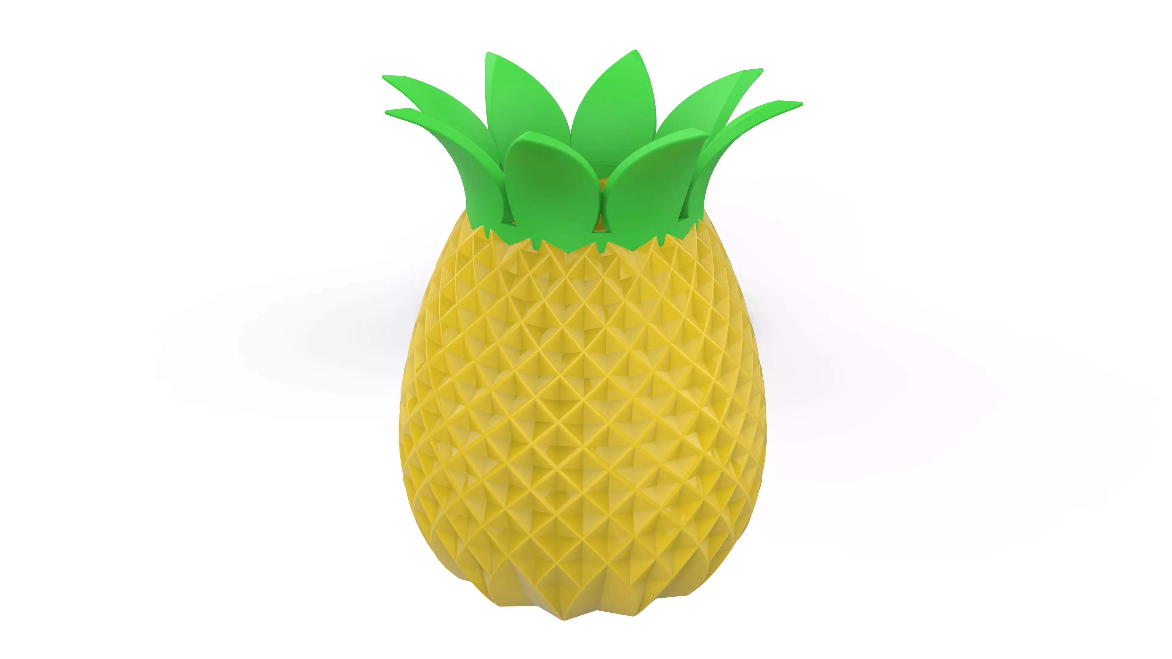 Pineapple shape pencil holder 3D print model