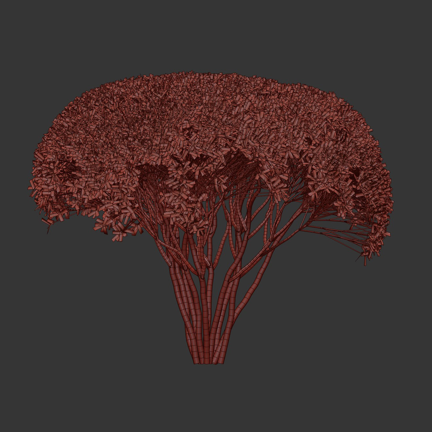 Green Bushes collection vol 193 3D model_7