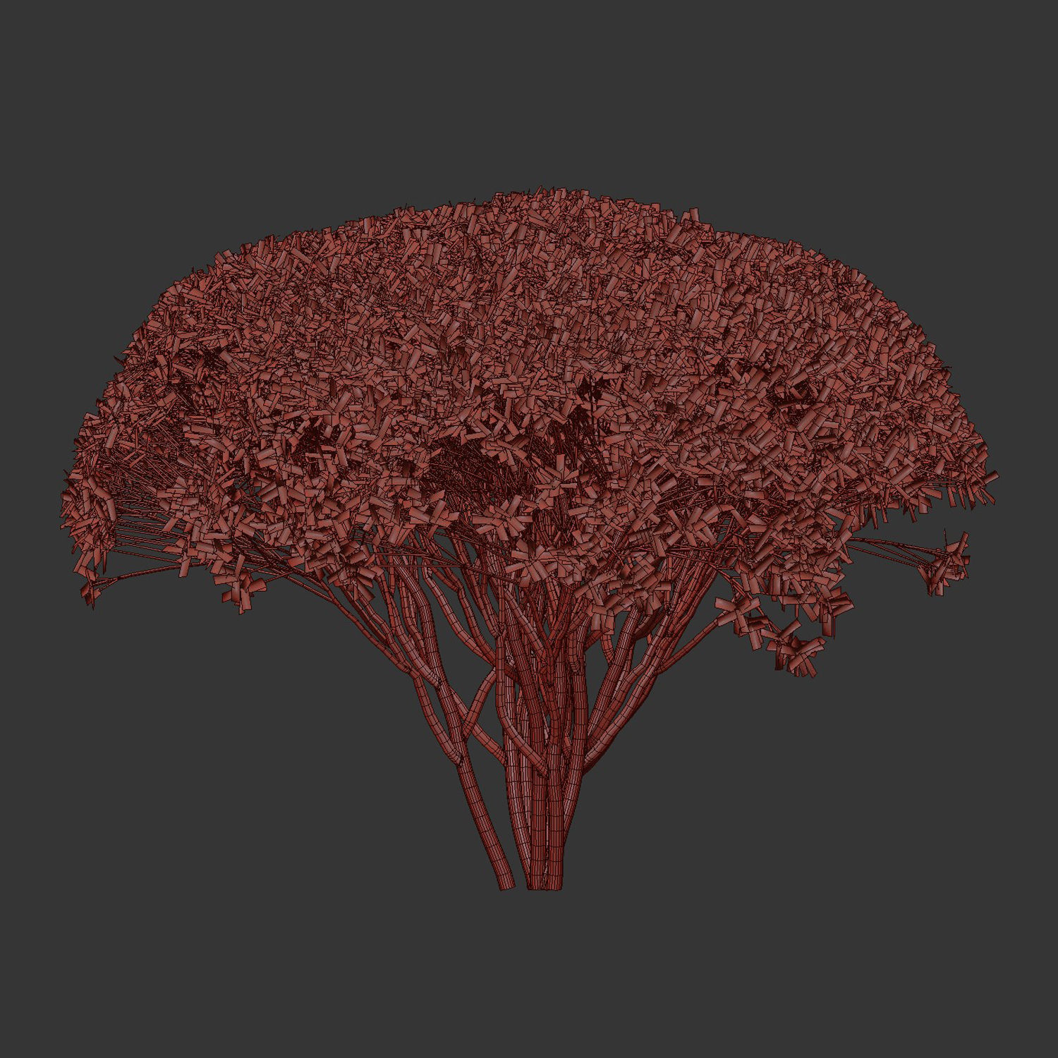 Green Bushes collection vol 193 3D model_8