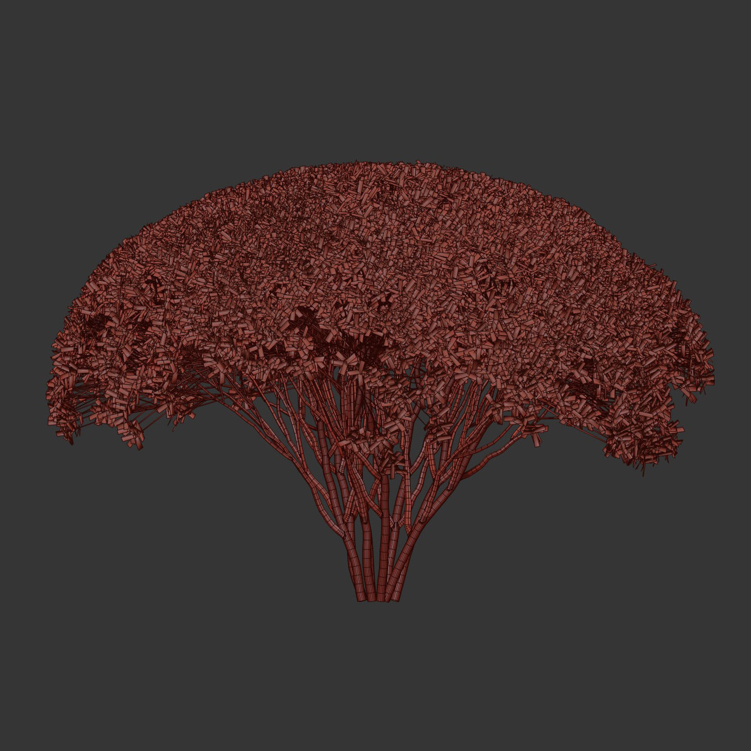 Green Bushes collection vol 193 3D model_6