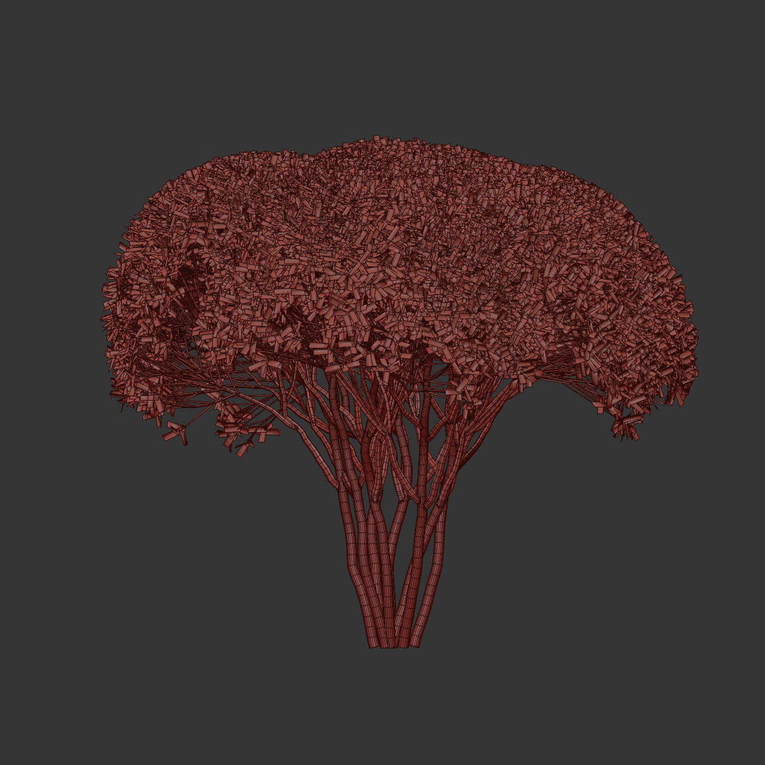 Green Bushes collection vol 193 3D model_9