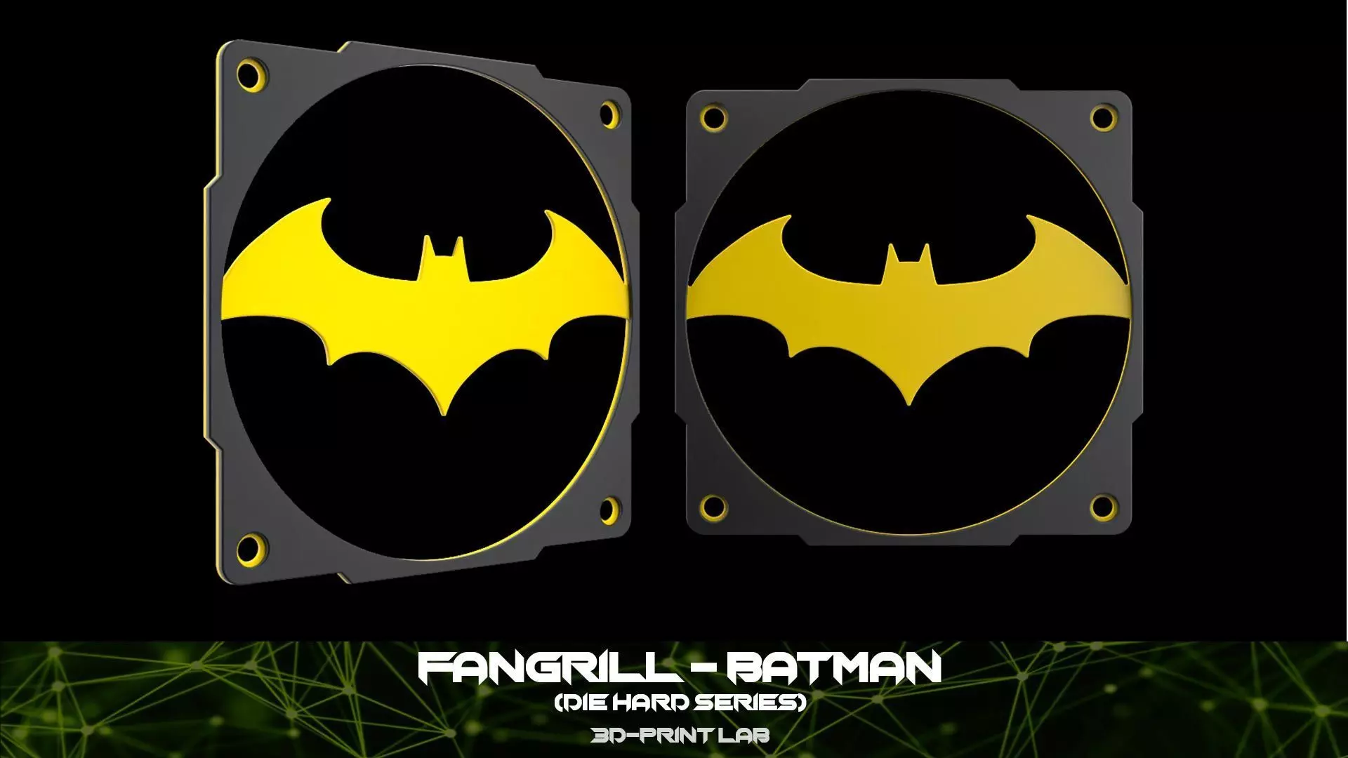 Fan Grill - Diehard series - Batman 3D print model