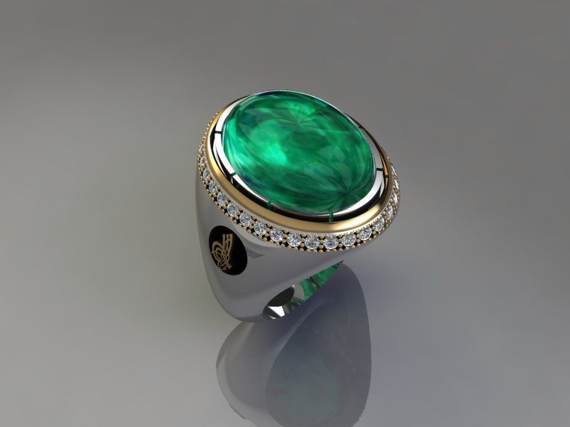 Turkish Ring Set  Antique Style 3D Printable Rings Pack of 3 3D print model_1