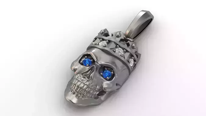 Skull Pendant Bold 3D Design for Unique Jewelry Lovers
