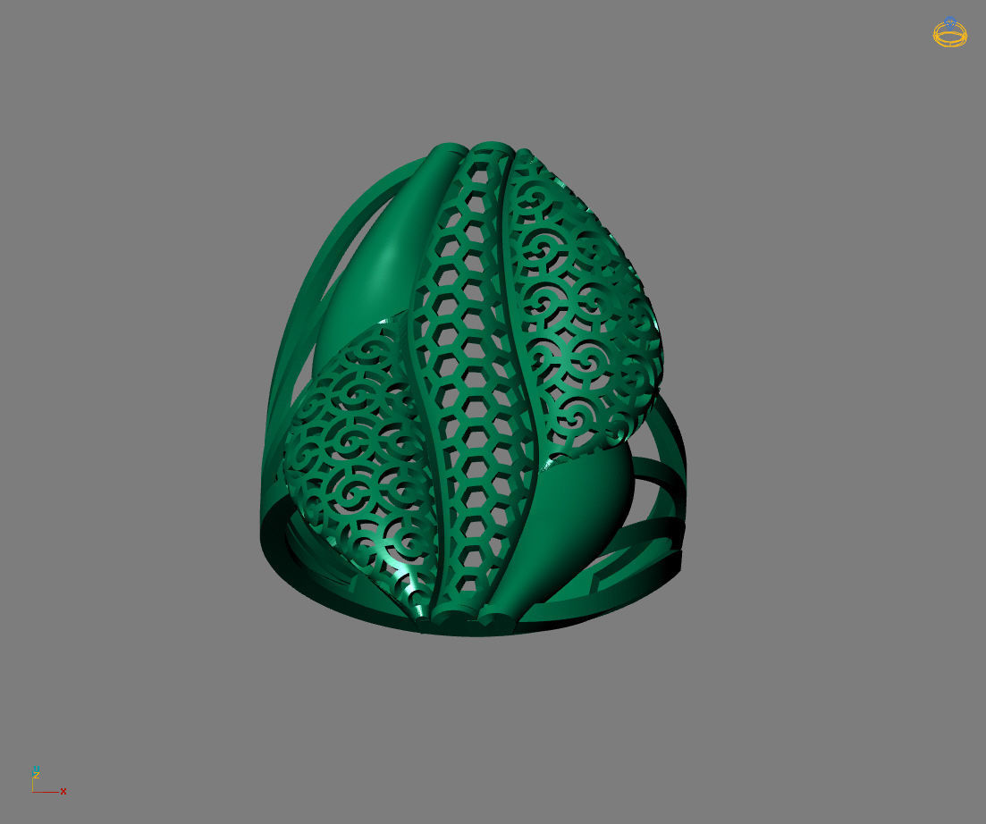 Women Plain Ring Ready STL Models Womens Ring 3d models 3D print model_3