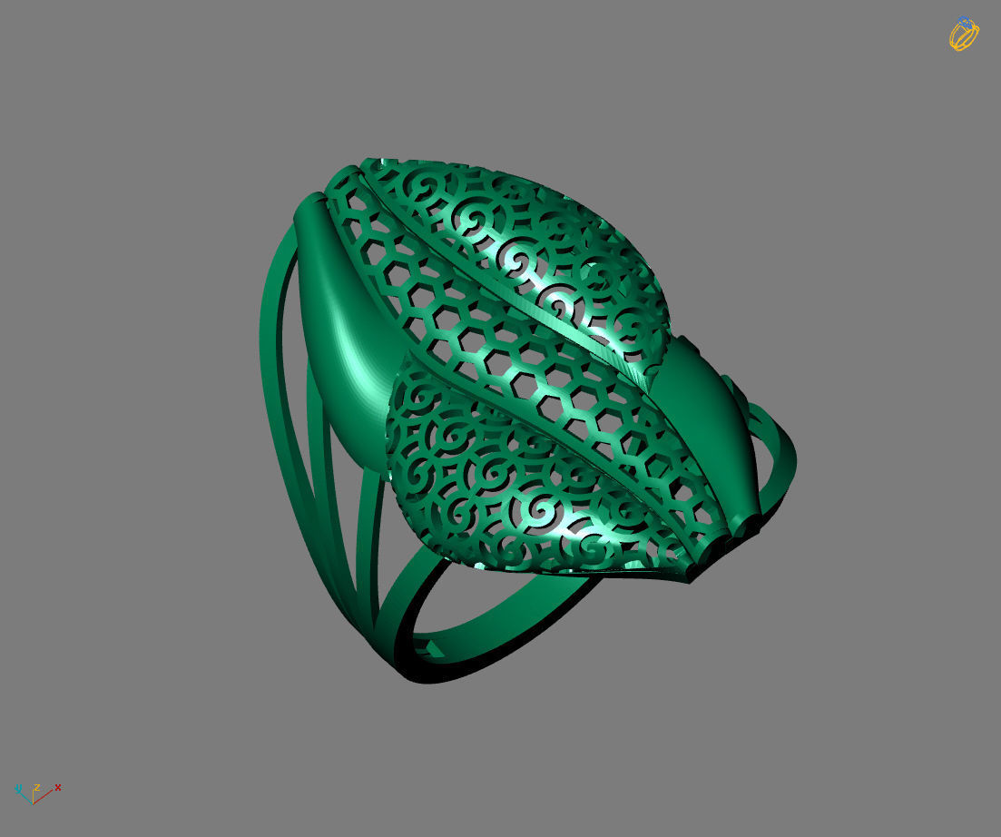 Women Plain Ring Ready STL Models Womens Ring 3d models 3D print model_2