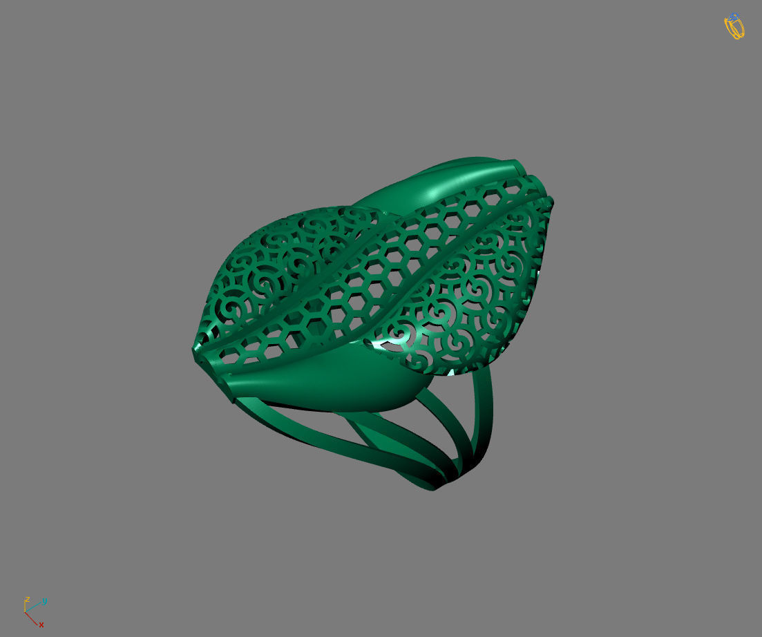 Women Plain Ring Ready STL Models Womens Ring 3d models 3D print model_1